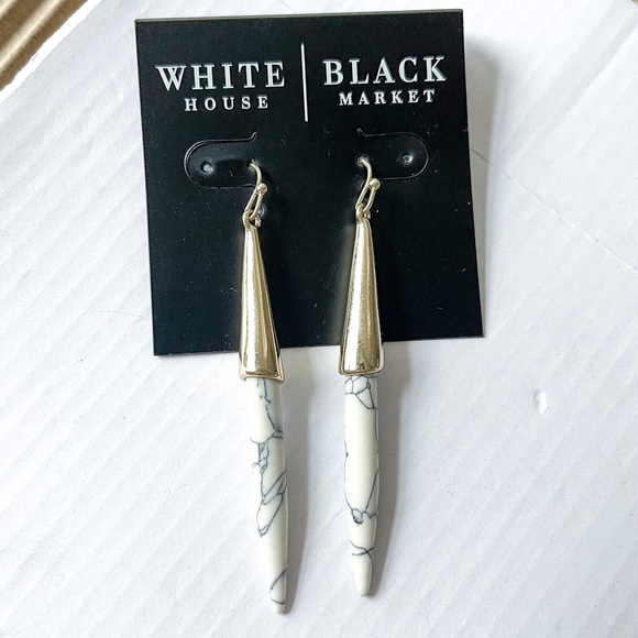 WHITE HOUSE BLACK MARKET Porcupine Spear Dangle Earrings - Picture 3 of 6